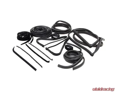 AMD 16-Piece Complete Weatherstrip Seal Kit Ford F-Series Pickup w/out Weatherstrip Trim Groove 1973-1979 - X599-4573-S