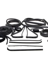 AMD 16-Piece Complete Weatherstrip Seal Kit Ford F-Series Pickup w/out Weatherstrip Trim Groove 1973-1979                                     - X599-4573-S - Image 3