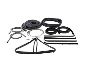 AMD 14-Piece Complete Weatherstrip Seal Kit Ford F-Series Pickup w/ Weatherstrip Trim Groove 1980-1986