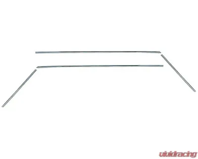 AMD 4-Piece Drip Rail Molding Set Chevrolet Chevy II | Nova Hardtop 1962-1965 - X630-3062-2S