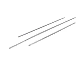 AMD 3-Piece Chrome Rear Window Gasket Lock Strip Set Dodge Dart | Plymouth Barracuda Hardtop | Scamp 1967-1976