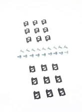 AMD 36-Piece Rear Window Reveal Molding Clip Set Plymouth Barracuda Notchback 1968-1969                                     - X671-1268-1S - Image 2
