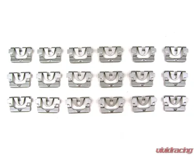 AMD 18-Piece Rear Window Reveal Molding Clip Set Top Chevrolet Chevelle 2-Door Hardtop | Monte Carlo w/out Vinyl 1968-1972 - X671-3468-1S