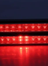 AMD 18 Red LED Rear Side Marker Lens w/ Stainless Bezel Chevrolet | GMC C/K Truck | Blazer | Jimmy | Suburban 1968-1972                                     - X740-4069-D - Image 2