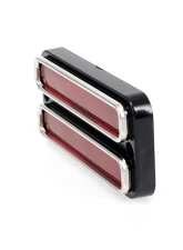 AMD 18 Red LED Rear Side Marker Lens w/ Stainless Bezel Chevrolet | GMC C/K Truck | Blazer | Jimmy | Suburban 1968-1972                                     - X740-4069-D - Image 3