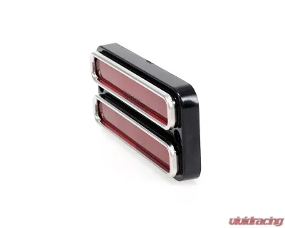 AMD 18 Red LED Rear Side Marker Lens w/ Stainless Bezel Chevrolet | GMC C/K Truck | Blazer | Jimmy | Suburban 1968-1972 - X740-4069-D