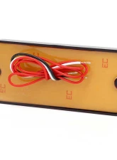 AMD 18 Red LED Rear Side Marker Lens w/ Stainless Bezel Chevrolet | GMC C/K Truck | Blazer | Jimmy | Suburban 1968-1972                                     - X740-4069-D - Image 4