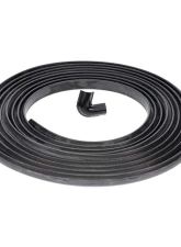 AMD Black Quarter Window Gasket Lock Strip w/ Cap Chevrolet | GMC C/K | Suburban 1973-1991                                     - X794-4273-BS - Image 2