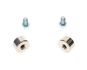 AMD Pair Cad Plated Tailgate Trunnions w/ Bolts Chevrolet | GMC Stepside Pickup Truck 1954-1987
