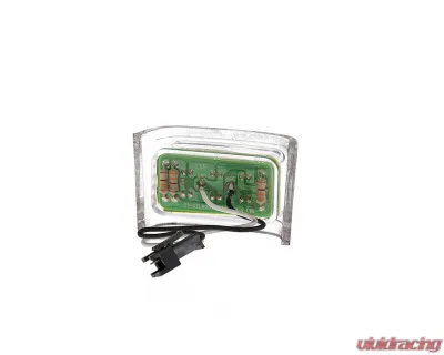 AMD Clear 12V 6 White LED License Plate Lamp Lens Chevrolet | GMC Pickup Truck 1940-1953 - X946-4047-1D