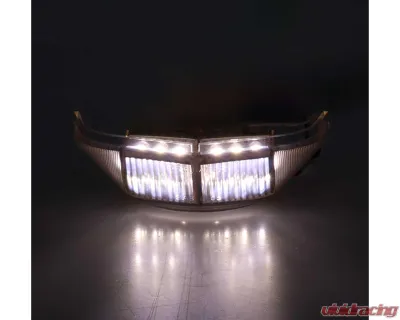 AMD Clear 12V 12 White LED License Plate Lamp Lens Ford F-Series Flareside Pickup Truck 1955-1966 - X946-4555-1D