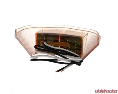 AMD Clear 12V 12 White LED License Plate Lamp Lens Ford F-Series Flareside Pickup Truck 1955-1966 - X946-4555-1D