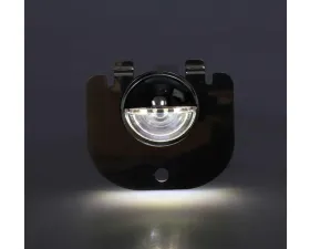 AMD Clear 4 White LED License Plate Lamp Lens Ford Bronco 1966-1977