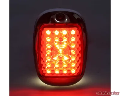 AMD LH Red Lens 27 Sequential LED Tail Light Assembly w/ Stainless Housing Chevrolet | GMC Truck 1947-1953 - X950-4047-3EL
