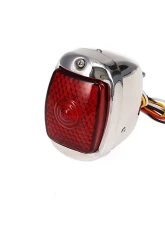AMD LH Red Lens 27 Sequential LED Tail Light Assembly w/ Stainless Housing Chevrolet | GMC Truck 1947-1953                                     - X950-4047-3EL - Image 3