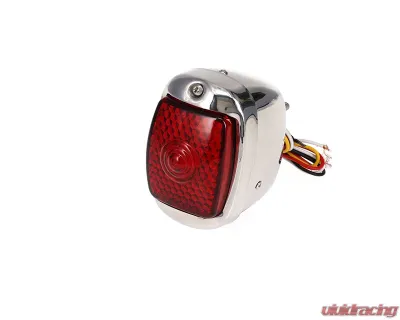 AMD LH Red Lens 27 Sequential LED Tail Light Assembly w/ Stainless Housing Chevrolet | GMC Truck 1947-1953 - X950-4047-3EL
