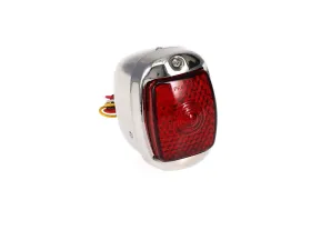 AMD LH Red Lens 27 Sequential LED Tail Light Assembly w/ Stainless Housing Chevrolet | GMC Truck 1947-1953