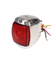 AMD RH Red Lens 27 Sequential LED Tail Light Assembly w/ Stainless Housing Chevrolet | GMC Truck 1947-1953                                     - X950-4047-3ER - Image 4