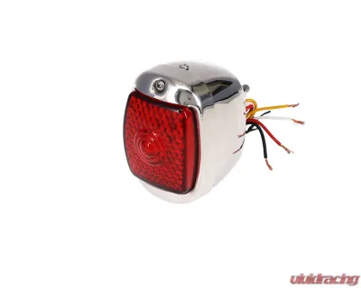 AMD RH Red Lens 27 Sequential LED Tail Light Assembly w/ Stainless Housing Chevrolet | GMC Truck 1947-1953 - X950-4047-3ER
