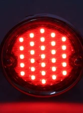 AMD Red Lens 29 Sequential LED Tail Light Assembly w/ Black Housing Chevrolet | GMC Stepside Pickup 1954-1959                                     - X950-4054-1E - Image 2