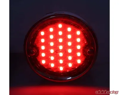 AMD Red Lens 29 Sequential LED Tail Light Assembly w/ Black Housing Chevrolet | GMC Stepside Pickup 1954-1959 - X950-4054-1E