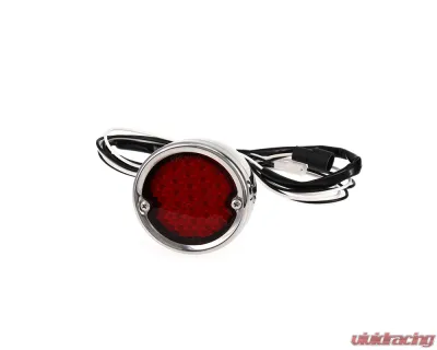 AMD LH/RH Red Lens 29 LED Tail Light Assembly w/ Stainless Housing Chevrolet | GMC Pickup Truck 1954-1955 - X950-4054-3D