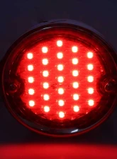 AMD Red Lens 29 Sequential LED Tail Light Assembly w/ Stainless Housing Chevrolet | GMC Stepside Truck 1954-1959                                     - X950-4054-3E - Image 2