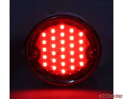AMD Red Lens 29 Sequential LED Tail Light Assembly w/ Stainless Housing Chevrolet | GMC Stepside Truck 1954-1959 - X950-4054-3E