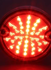 AMD Red Lens 41 LED Tail Light Assembly w/ Black Housing Chevrolet | GMC C/K Stepside Truck 1960-1966                                     - X950-4060-1D - Image 2