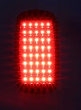 AMD Red Lens 40 Red LED Tail Light Assembly Chevrolet | GMC C/K Fleetside Truck 1960-1966                                     - X950-4060-2D - Image 2