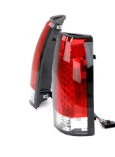 AMD Pair Red & Clear Lens 16 Red LED Tail Light Assembly Chevrolet | GMC C/K Fleetside OBS Truck 1988-1998                                     - X950-4088-DP - Image 3