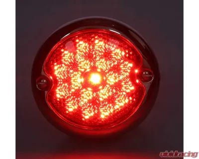AMD RH 12V Red Lens 19 LED Tail Light Assembly w/ Black Housing Ford F1 | F2 | F3 Truck 1948-1952 - X950-4548-1DBR