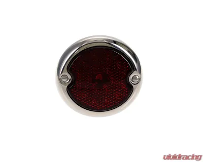 AMD LH 12V Red Lens 19 LED Tail Light Assembly w/ Stainless Housing Ford F1 | F2 Truck 1948-1952 - X950-4548-1DSL