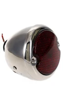 AMD LH 12V Red Lens 19 LED Tail Light Assembly w/ Stainless Housing Ford F1 | F2 Truck 1948-1952                                     - X950-4548-1DSL - Image 5
