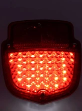 AMD LH Sequential LED Tail Light Assembly w/ Chrome Housing Ford F-Series Flareside Truck 1955-1966                                     - X950-4556-2EL - Image 2