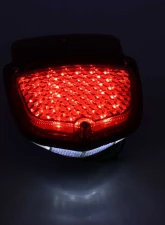 AMD LH Sequential LED Tail Light Assembly w/ Chrome Housing Ford F-Series Flareside Truck 1955-1966                                     - X950-4556-2EL - Image 3