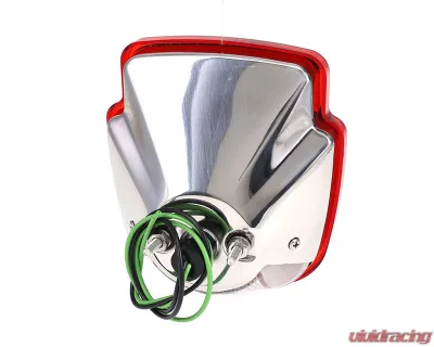 AMD LH Sequential LED Tail Light Assembly w/ Chrome Housing Ford F-Series Flareside Truck 1955-1966 - X950-4556-2EL