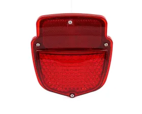 AMD LH Sequential LED Tail Light Assembly w/ Chrome Housing Ford F-Series Flareside Truck 1955-1966