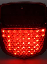 AMD RH Sequential LED Tail Light Assembly w/ Chrome Housing Ford F-Series Flareside Truck 1955-1966                                     - X950-4556-2ER - Image 2