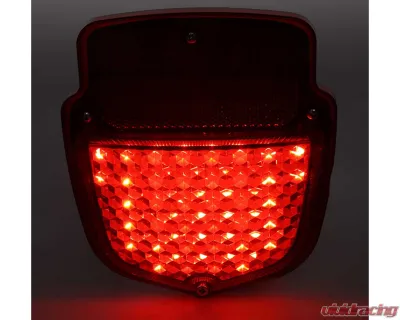 AMD RH Sequential LED Tail Light Assembly w/ Chrome Housing Ford F-Series Flareside Truck 1955-1966 - X950-4556-2ER