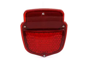 AMD RH Sequential LED Tail Light Assembly w/ Chrome Housing Ford F-Series Flareside Truck 1955-1966
