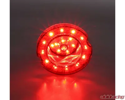 AMD 25 Red LED Taillight Lens Dodge Charger 1968 - X951-2668-D