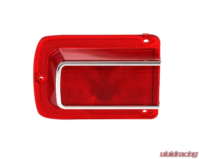AMD LH 41 Red LED Taillight Lens w/ Stainless Bezel Chevrolet Chevelle | Malibu 1965 - X951-3465-1DL
