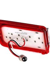 AMD RH 41 Red LED Taillight Lens w/ Stainless Bezel Chevrolet Chevelle | Malibu 1965                                     - X951-3465-1DR - Image 4