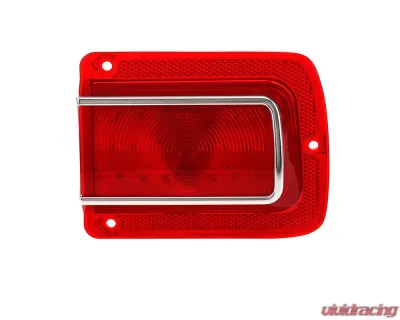 AMD RH 41 Red LED Taillight Lens w/ Stainless Bezel Chevrolet Chevelle | Malibu 1965 - X951-3465-1DR