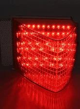 AMD 68 Red LED Clear Tail Light Lens Chevrolet Chevelle 1967                                     - X951-3467-CD - Image 2