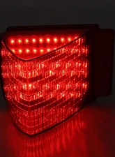 AMD 68 Red LED Tail Light Lens Chevrolet Chevelle 1967                                     - X951-3467-D - Image 2