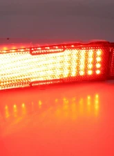 AMD LH 52 Red LED Tail Light Lens Chevrolet Chevelle | Malibu 1968                                     - X951-3468-1DL - Image 2