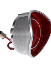 AMD LH 46 Red LED Tail Light Lens w/ Stainless Bezel Chevrolet Chevelle | Malibu 1971                                     - X951-3471-1DL - Image 4
