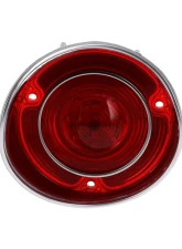 AMD LH 46 Red LED Tail Light Lens w/ Stainless Bezel Chevrolet Chevelle | Malibu 1971                                     - X951-3471-1DL - Image 4